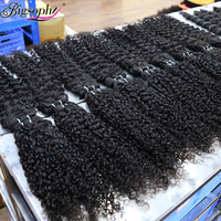 Lot de Cheveux Vierge Brésiliens Bouclés Pixie Grade 12A en Gros, Cheveux Humains Brésiliens pour Jeune Fille, Lot de Cheveux Brésiliens Bruts