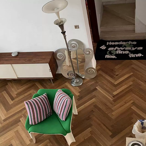 Parquet <span class=keywords><strong>en</strong></span> bois composite multicouche de type chevron couleur foncée vintage, chêne fumé, parquet <span class=keywords><strong>en</strong></span> chevrons, plancher <span class=keywords><strong>en</strong></span> bois d'ingénierie - Product Image 6