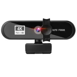 1K/2K/4K USB Webcam Full HD 1080P Web Camera With Microphone USB Webcams Autofocus Computer Cover Audio Laptop Video Webcam