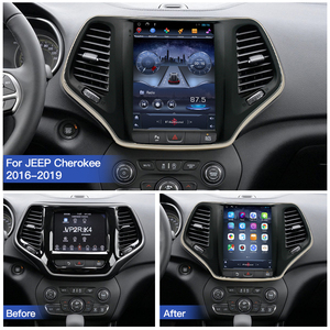 Автомагнитола STWEI в стиле Tesla для JEEP Cherokee 2016-2019, Android 13, мультимедийный стереоплеер, Bluetooth, GPS-навигация, видео - Product Image 3