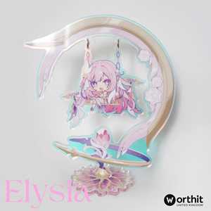 OEM ODM <span class=keywords><strong>Anime</strong></span> Elysia Soporte Acrílico para Figura Honkai Impact 3rd Honkai Star Rail Regalos para Amantes de los Juegos Decoraciones de Escritorio <span class=keywords><strong>Anime</strong></span> - Product Image 6