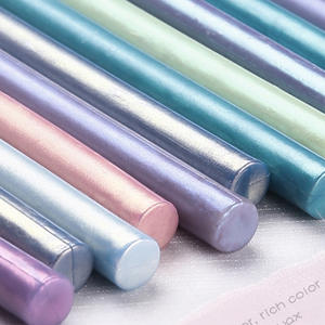 Barras de cera para sellar Aurora, material redondo de secado rápido para sellar cartas, suministros para manualidades - Product Image 3
