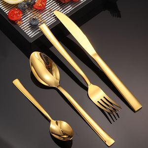 Stainless Steel Cutlery Set Oval Shape Durable European Style Dinnerware Party Use - Product Image 3