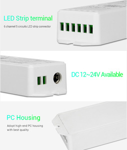 <span class=keywords><strong>Controller</strong></span> LED WL5 2.4G Wireless RF con Controllo Remoto e App per Smartphone, 5 in <span class=keywords><strong>1</strong></span> per Strisce LED - Product Image 6