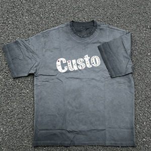 T-shirt Homme Oversize en Coton Délavé Effet Usé Style Streetwear Vintage pour l'Été – Nouvelle Collection - Product Image 3