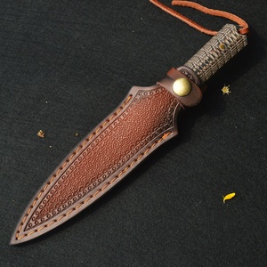 มีดต่อสู้คุณภาพสูง ใบมีดสแตนเลส ด้ามจับ G10 ปรับแต่งได้ตามต้องการ OEM DIY สำหรับกิจกรรมกลางแจ้ง คมกริบ - Product Image 4