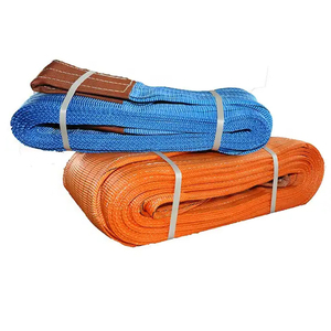 <span class=keywords><strong>Polyester</strong></span> nặng nâng vải <span class=keywords><strong>Sling</strong></span> tròn trắng vô tận loại mắt rộng cơ thể phẳng cường độ cao 1-10 tấn hai lớp - Product Image 6