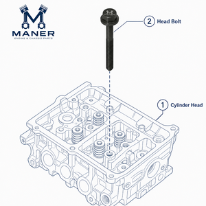 สลักเกลียวฝาสูบ MANER รุ่น 06D103385D สำหรับรถยนต์ VW Golf GTI Passat CC Tiguan Scirocco Audi - Product Image 5