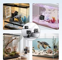 Caméra de sécurité intelligente sans fil, autonomie de deux ans, 1080p HD, vision nocturne infrarouge, vision en direct, conversation bidirectionnelle, mini caméra pour animaux de compagnie, réutilisable, ABS