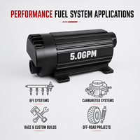 Pompe à carburant externe sans balais 12V en ligne, 1000+ LPH/5.0 GPM, 10 bars, haut débit, pour essence E85, professionnelle, motorsport, OEM ODM