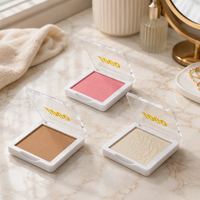 Nouvelle palette de maquillage pour le visage, teinte waterproof, blush, contour, label privé, meilleure qualité, bronzer scintillant, illuminateurs