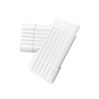 Échantillon gratuit de gouttière en plastique, prix de la gouttière de toit en PVC, Philippines, gouttières de toit en PVC pour système de canalisations d'eau de pluie en plastique