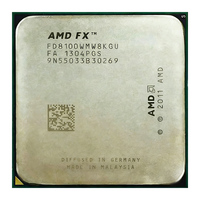 Processeur CPU FX-8100 95W 8 Mo de cache 8 cœurs 8 threads 3,1 GHz Socket AM3+ 32 nm pour PC économique, station de travail de bureau, directement de l'usine