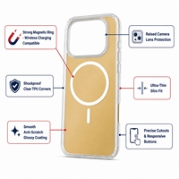 Casing HP Berkilau Populer dengan Lapisan Halus, Kotak Elegan Mewah untuk iPhone 18 Pro Max 17, Pelindung Sudut Anti Jatuh