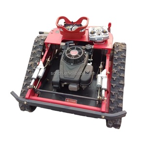 Robot Lawn <strong>Mower</strong> Tracked <strong>Mower</strong> Remote Control with Gasoline Engine Suitable for Heavy Duty Work <strong>Good</strong> Quality