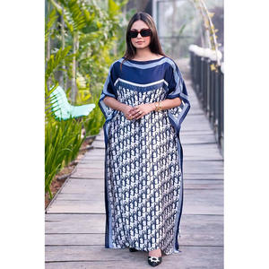 Grenz überschreitend für Mode Neues langes Maxi kleid für den Frühling Sommer Strand urlaub Seide Plus Size Muslim Lehenga - Product Image 6