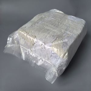 Paños de Limpieza Industriales Súper Absorbentes de Felpa Blanca, Paños de Algodón 100% para Limpieza - Product Image 1