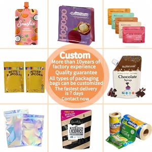 שקיות אריזה מרובעות מאלומיניום, ניתנות להתאמה אישית, אטומות בחום משלושה צדדים, מתאימות לאריזת תה. כמות הזמנה מינימלית 500 יחידות - Product Image 6