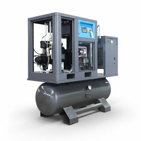 Compresseur industriel ZAKF certifié CE 380V/50HZ 10HP 7.5KW à vitesse fixe, compresseur d'air à vis tout-en-un intégré