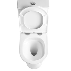 Garza Brand EU CE Certifié grand diamètre Toilette domestique en céramique Creative Wall/Floor Row Split Design Splash-Proof - Product Image 2