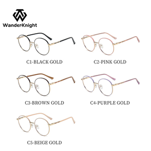 24019 <span class=keywords><strong>Bling</strong></span> <span class=keywords><strong>Bling</strong></span> Mới Thời Trang Vòng Thiết Kế Kính Mắt Khung Cho Phụ Nữ Màu Xanh Ngăn Chặn Ánh Sáng Kính Khung - Product Image 6