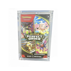 Étui en acrylique pour jeu de cartes à collectionner <span class=keywords><strong>Pokémon</strong></span> TCG Mega Evolution Ascended Heroes Booster Bundle avec couvercles magnétiques, étui de protection - Product Image 2