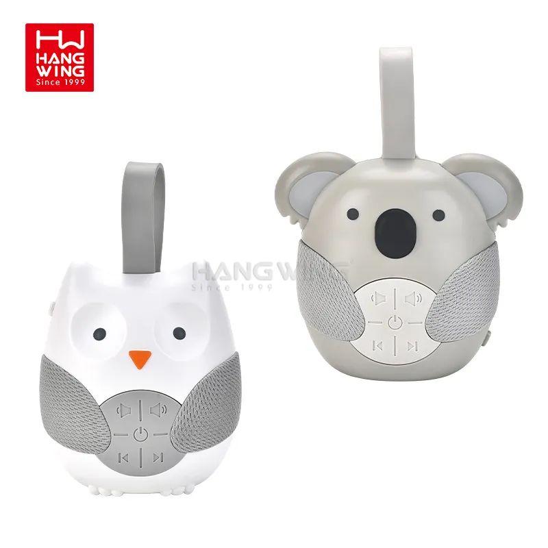 HW CPC Sleeping Soothing Baby Cartoon Cute Koala y Owl Shape Máquina de música eléctrica Cama infantil Juguete colgante