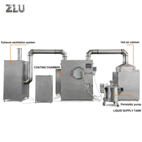Machine de revêtement de comprimés automatique Zlu à haute efficacité, contrôlée par PLC, pour le revêtement de sucre et les compléments alimentaires 220V/380V