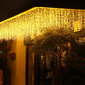 Rideau <span class=keywords><strong>de</strong></span> <span class=keywords><strong>pluie</strong></span> led pour décorations <span class=keywords><strong>de</strong></span> noël, rideau <span class=keywords><strong>de</strong></span> lumière icicle pour fenêtre, galerie <span class=keywords><strong>de</strong></span> mariage - Product Image 5