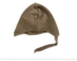 <span class=keywords><strong>Bonnet</strong></span> tricoté uni pour bébés garçons et filles, idéal pour les voyages, protection des oreilles, chaud, automne-hiver - Product Image 3