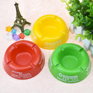 Regali promozionali Bar ristorante Logo personalizzato di grandi dimensioni in plastica sigari portacenere personalizzato melamina posacenere - Product Image 3