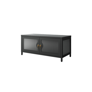 Modern Design Professional Living Room Furniture Table Top TV Stand Tempered Glass CABINET black
