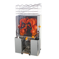 Commerciële Verse Sinaasappelsap Maken Machine Automatische Fruit Citroensap Knijpmachine