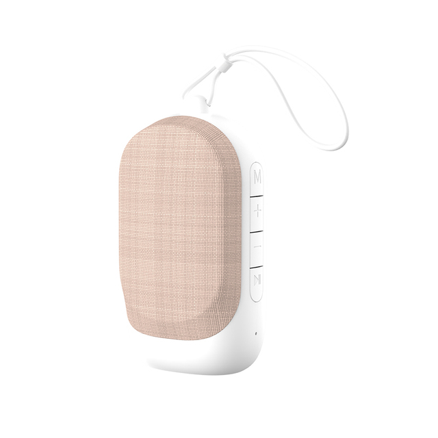 High Quality Fashion Wireless BT Speaker Mini Portable Speakers with Cloth Pattern High Bass Stereo Sound AUX TF Card FM