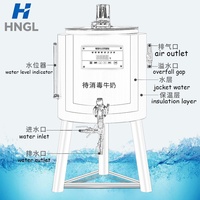 Pasteurizador de Acero Inoxidable de Grado Alimenticio para Esterilización de Leche Fresca, Jugo, Huevo y Líquidos
