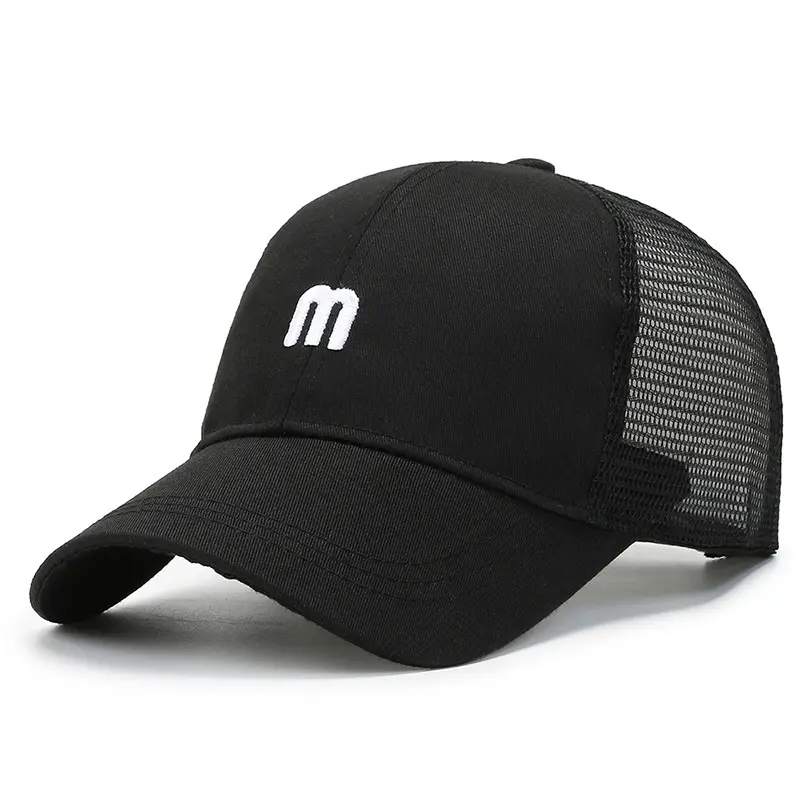 Chapéus de verão de designer simples, viseira de proteção solar, esportivo, casual, bordado, boné de beisebol liso, novo, 2022
