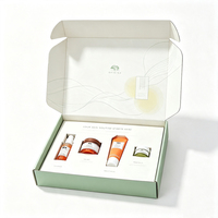 Boîte d'expédition en carton ondulé personnalisée avec insert en papier, boîtes cadeaux pour l'emballage de produits cosmétiques et de soins de la peau
