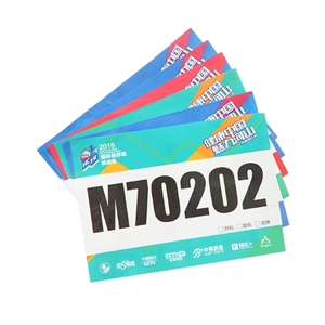 Dorsales de Carrera Personalizados con Impresión a Todo Color, Resistentes al Agua, para Maratón - Product Image 3