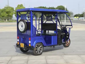 YF-F9 Can Carry 4-6 People Motorized Adult Electric Tricycle E-rickshaw Tuk Tuk Auto Rickshaw Electric For Passenger