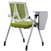 Siège en mousse tubulaire en métal au design minimaliste moderne Accoudoir de visiteur de bureau à usages multiples Fauteuil de conférence et de formation
