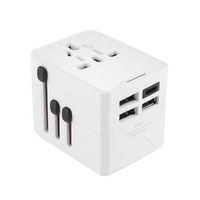 Adaptateur de charge universel de voyage haute performance 1500W QC3.0 avec charge rapide USB Type-C et 3 ports USB pour appareil photo et écouteurs