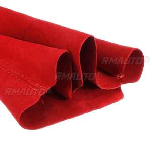 Red Gear Shift Collars Hyper Fabric Gear Gaiter <b>Boot</b> <b>Cover</b> Shift knob Shifter <b>Boot</b> <b>Cover</b> Universal - Product Image 5