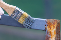 Peinture de finition grise acrylique monocomposant à base d'eau, écologique et à séchage rapide pour structures métalliques industrielles
