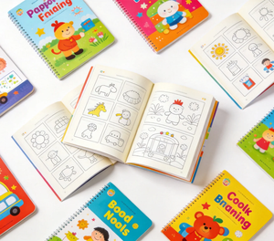 Livres de coloriage personnalisés en gros pour enfants, livres d'apprentissage pour enfants à reliure spirale avec un <span class=keywords><strong>design</strong></span> unique pour les enfants - Product Image 3