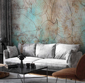 <span class=keywords><strong>Papier</strong></span> Peint Feuilles Murale Décoration Murale <span class=keywords><strong>Tendance</strong></span> <span class=keywords><strong>Papier</strong></span> Poster Géant pour Murs Tropicaux Nature Bleu Floral Peinture <span class=keywords><strong>Papier</strong></span> Peint - Product Image 3