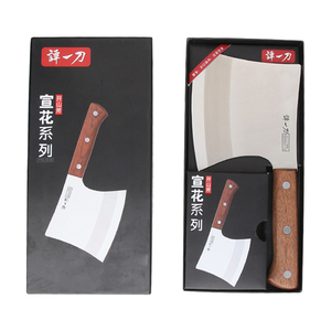 Cuchillo de hacha de 6 pulgadas de buena calidad 2025, <span class=keywords><strong>cuchillos</strong></span> de cocina de acero inoxidable, cuchillo <span class=keywords><strong>para</strong></span> cortar <span class=keywords><strong>carne</strong></span> con mango de remaches de madera - Product Image 2