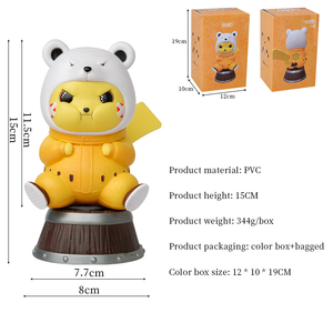 15 ซม. อนิเมะ ปิกาจู คอส เบโปสำหรับพีวีซีแอคชั่นฟิกเกอร์ของเล่นตกแต่งสำหรับของขวัญเด็ก - Product Image 2