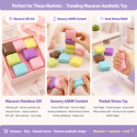 Southpeak Toy Mochi Hand Therapy Squishy Factory Outil de soulagement de l'anxiété pour le soutien du TDAH et de l'autisme Jouet sensoriel Squishy Sticky Bun