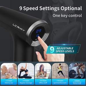 Profesional Mini 4 cabeza masaje Fascia pistola potente masajeador tejido profundo Fascial pistola Motor recargable Mini pistola masajeador - Product Image 4