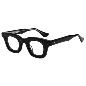 Monture <span class=keywords><strong>de</strong></span> lunettes en acétate tendance unisexe, style vintage rond, pour hommes et femmes, montures optiques, lunettes optiques - Product Image 2